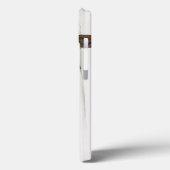 Verse sneeuw op rode schuur Case-Mate iPhone case (Achterkant / Links)