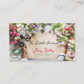 Verse snijbloemen bloemontwerper visitekaartje (Voorkant)