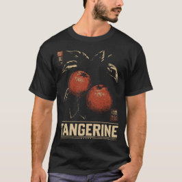 Verse Tangerine Citrus Oogst  Ontwerp T-shirt