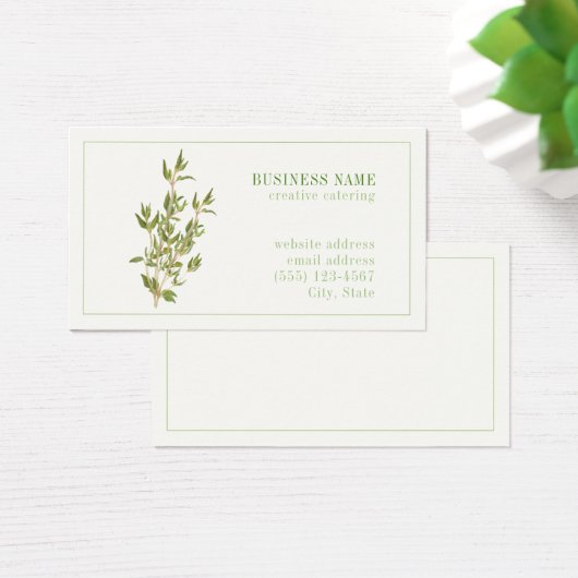 VERSE TIJM 3.5x2 Visitekaartje (Bureau)