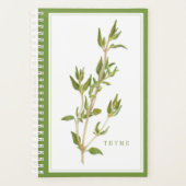 VERSE TIJM 5.5x8.5 Planner / Groen (Voorkant)