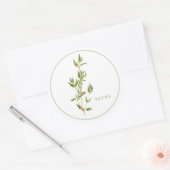 VERSE TIJM Grote ronde Stickers (Envelop)