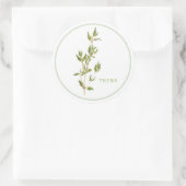 VERSE TIJM Grote ronde Stickers (Tas)