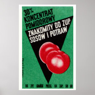 Verse Tomaten - Matchbox Print - Tsjechische Kunst