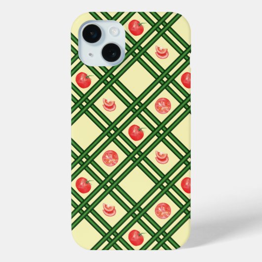 Verse Tomaten Tuinman Patroon Case-Mate iPhone Case (Achterkant)