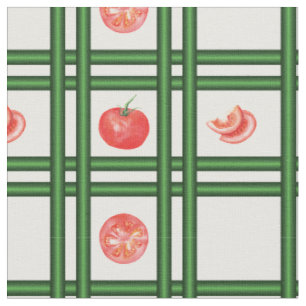 Verse Tomaten Tuinman Patroon Stof
