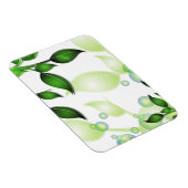 Verse Tuin Bladeren op Wit Magneet (Rechterzijde)