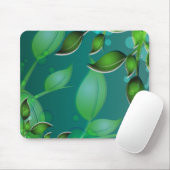 verse tuinbladeren muismat (Met muis)