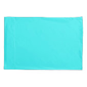 Verse turquoise zomerkleur kussensloop (Achterkant)