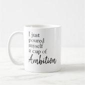 versé une tasse d'ambition (Gauche)
