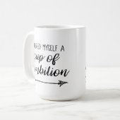 Versé une tasse d'ambition (Devant gauche)