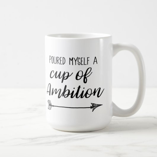 Versé une tasse d'ambition (Droite)