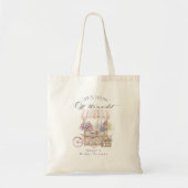 Verse Van De Markt Bloemenkar Bruidsborrel Tote Bag (Voorkant)