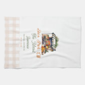 Verse Van De Markt Boerenmarkt Bruiloftsfeest  Theedoek (Horizontaal)