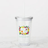 Verse Van De Markt Bruidsmeisjesfeest Acryl Drinkbeker (Voorkant)