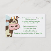 Verse van het Boerderij Visitekaartje (Achterkant)