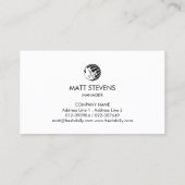 Verse voedingsmiddelen  visitekaartje (Achterkant)