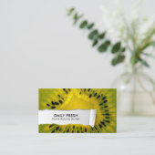 Verse voedingsmiddelen  visitekaartje (Staand voorkant)