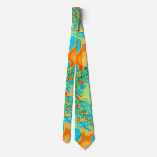 verse vormen - abstract stropdas (Achterkant)