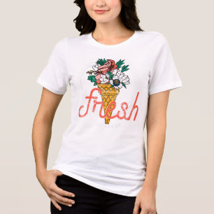 Verse Vrouwen T-shirt met Flowerpot Design