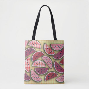 Verse  Watermeloen Picknick Tote Bag