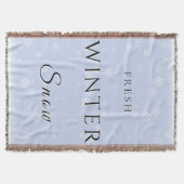 Verse wintersneeuw met sneeuw deken (Voorkant)