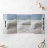 Verse witte moderne transparantie drieluik kaart (Binnen)