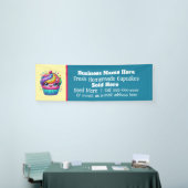 Verse Zelfgemaakte Cupcakes verkopers Spandoek (Beurs)