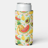 Verse zomer fruit patroon (Seltzer Voorkant)