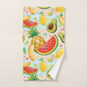 Verse zomer fruit patroon bad handdoek (Handdoek)