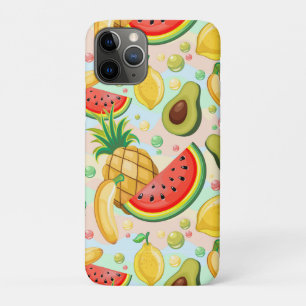 Verse zomer fruit patroon iPhone 11 pro hoesje
