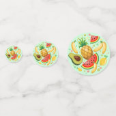 Verse zomer fruit patroon confetti (Voorkanten)