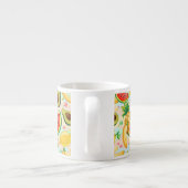 Verse zomer fruit patroon espresso kop (Achterkant)