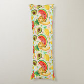 Verse zomer fruit patroon lichaamskussen (Voorkant Verticaal)