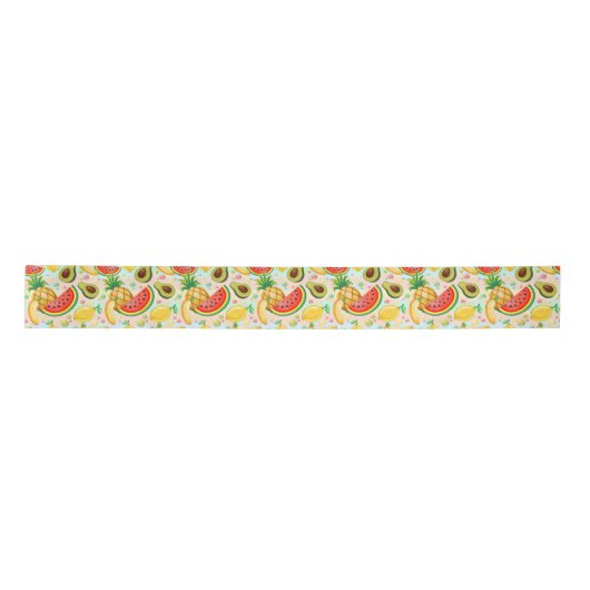 Verse zomer fruit patroon lint (Voorkant)
