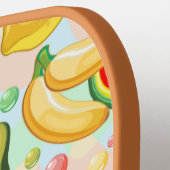 Verse zomer fruit patroon pickleball paddle (Links Detail)