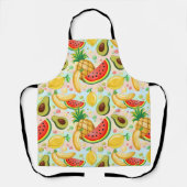 Verse zomer fruit patroon schort (Voorkant)