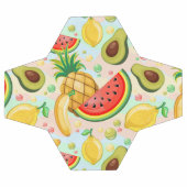 Verse zomer fruit patroon voetbal (Enkel)