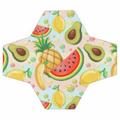 Verse zomer fruit patroon voetbal (Enkel)