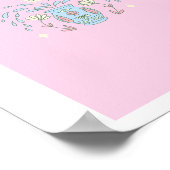 Verseau Aquarius rose, impression signe du zodiaqu (Coin)