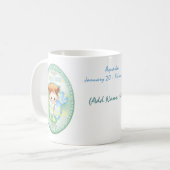 Verseau - tasse personnalisée de zodiaque (Devant gauche)