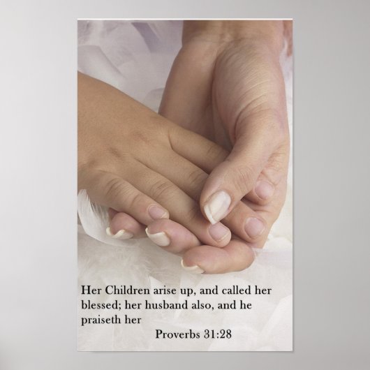 Verses van geloof poster (Voorkant)