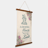 Verset Bible Bois Taché Tapisserie murale (Angulaire)