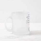 Verset Bible Frosted Glass Mug | Psaume 5:11 (Gauche)