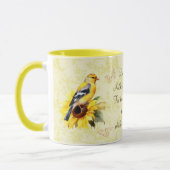 Verset Bible Goldfinch Mug N'Ayez Pas Peur (Gauche)