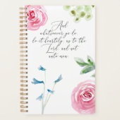 Verset Bible Planner Et tout ce que vous faites KJ (Devant)