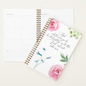 Verset Bible Planner Et tout ce que vous faites KJ (Devant avec enveloppe)