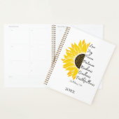 Verset Bible Tournesol (Devant avec enveloppe)