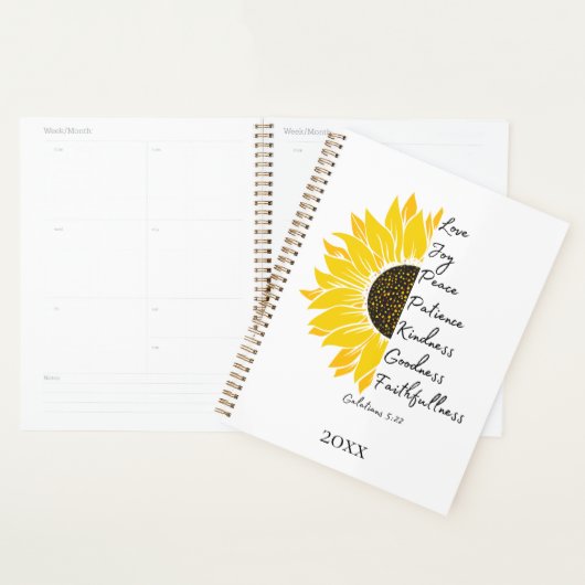 Verset Bible Tournesol (Devant avec enveloppe)