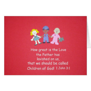 Verset biblique - 1 Jean 3:1